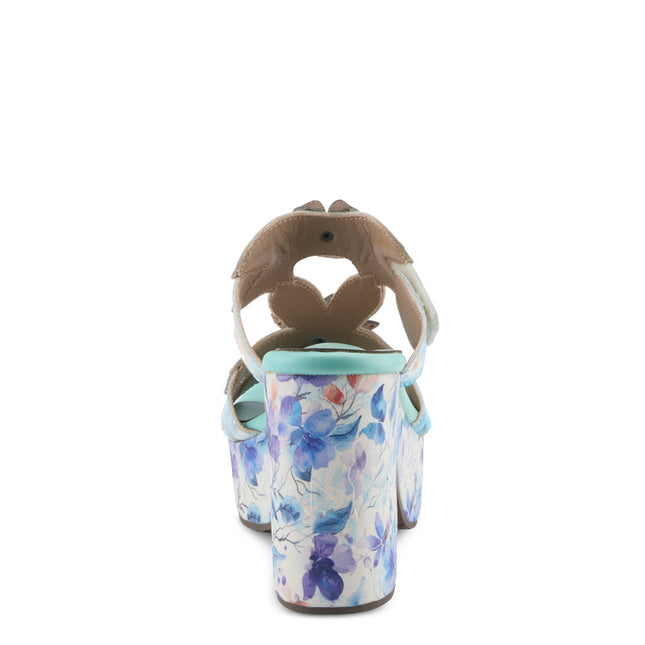 L'ARTISTE BALLOFFIRE WOMEN SANDALS - Sky Blue Multi