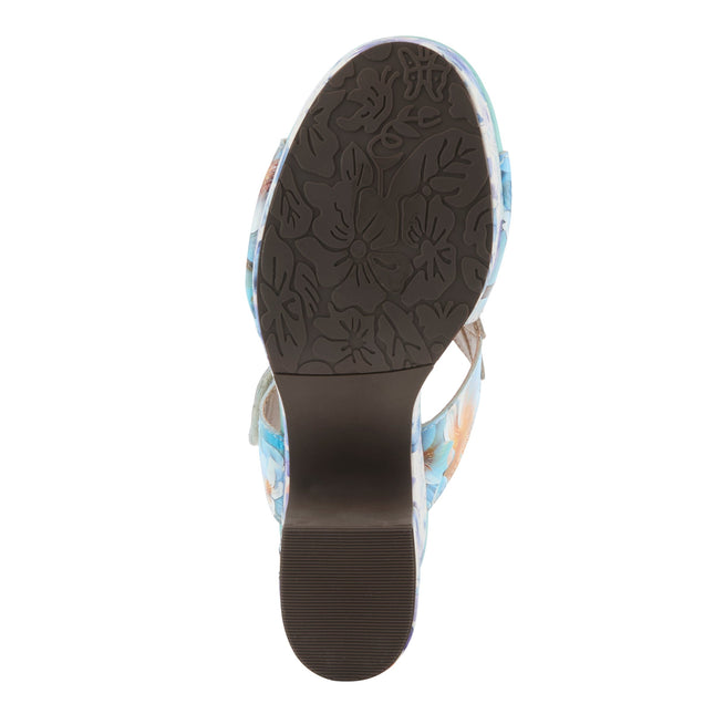 L'ARTISTE BALLOFFIRE WOMEN SANDALS - Sky Blue Multi