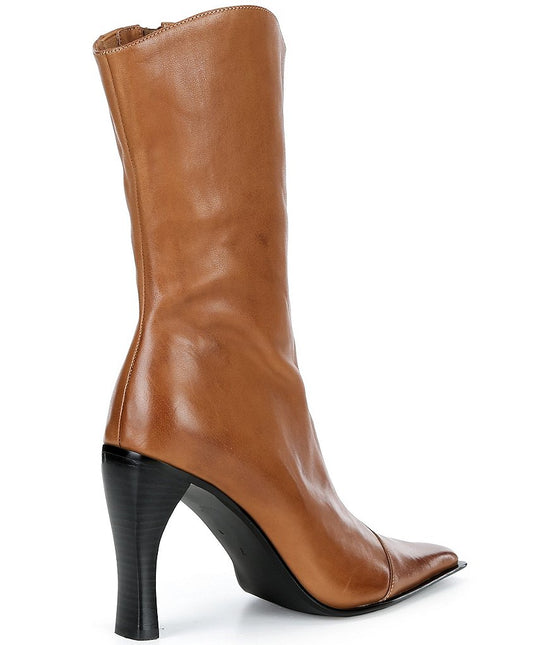 JEFFREY CAMPBELL BE-BOLD-2 WOMEN BOOTS - Camel Distressed