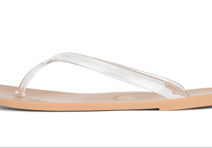JEFFREY CAMPBELL BEACH-DAY Clear Nude