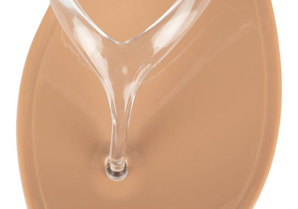 JEFFREY CAMPBELL BEACH-DAY Clear Nude