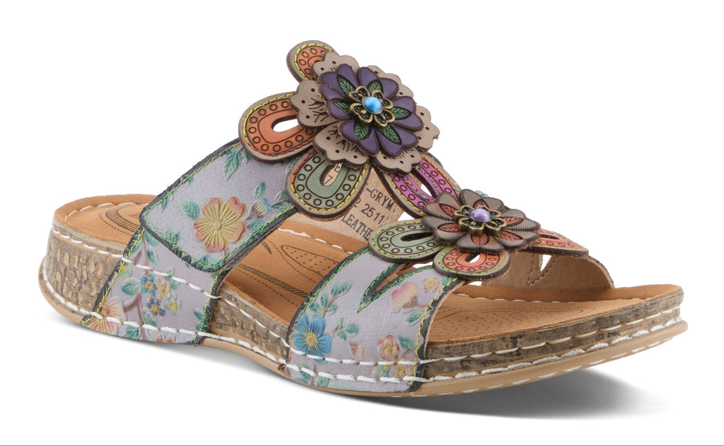 L'ARTISTE BEAUDIE WOMEN SANDALS - Grey Multi