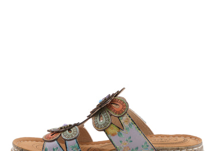 L'ARTISTE BEAUDIE WOMEN SANDALS - Grey Multi