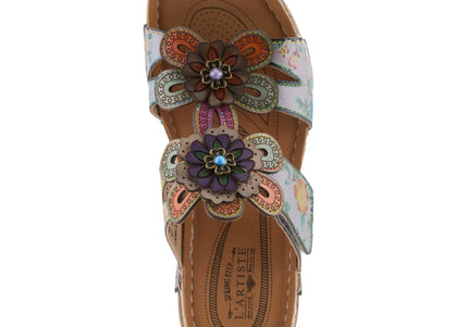 L'ARTISTE BEAUDIE WOMEN SANDALS - Grey Multi