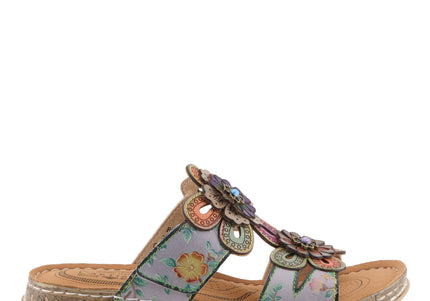 L'ARTISTE BEAUDIE WOMEN SANDALS - Grey Multi