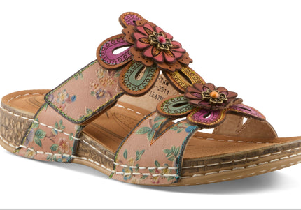 L'ARTISTE BEAUDIE WOMEN SANDALS - Tan Multi