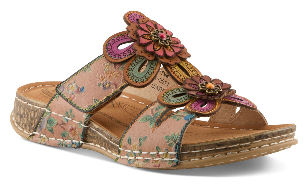 L'ARTISTE BEAUDIE WOMEN SANDALS - Tan Multi