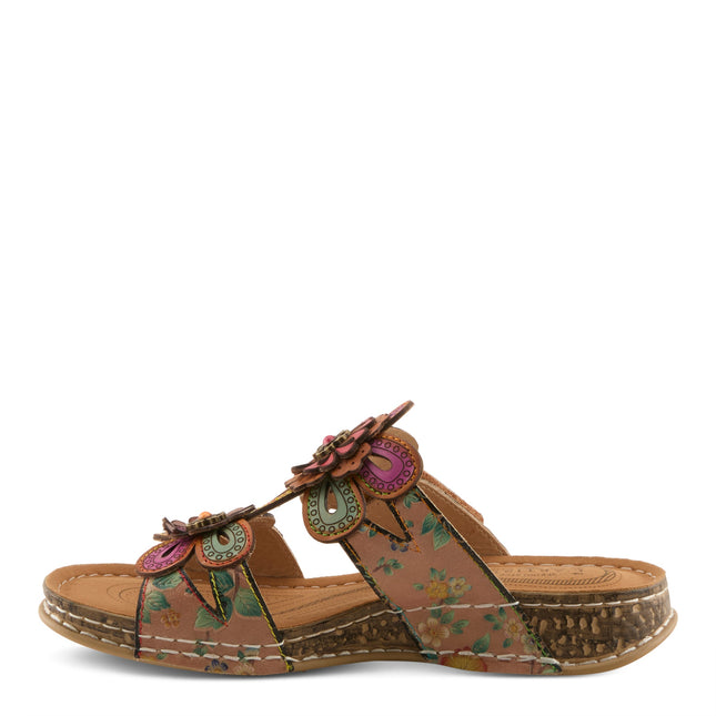 L'ARTISTE BEAUDIE WOMEN SANDALS - Tan Multi