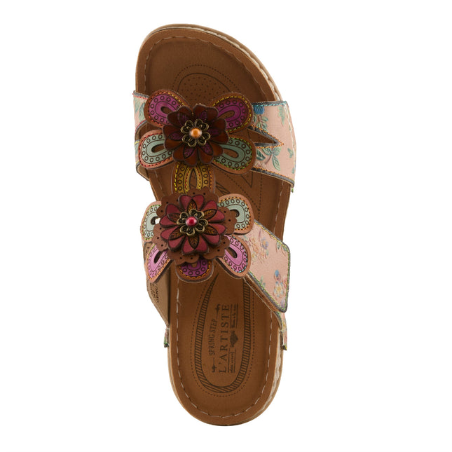 L'ARTISTE BEAUDIE WOMEN SANDALS - Tan Multi