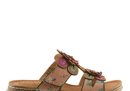 L'ARTISTE BEAUDIE WOMEN SANDALS - Tan Multi