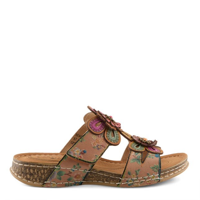 L'ARTISTE BEAUDIE WOMEN SANDALS - Tan Multi