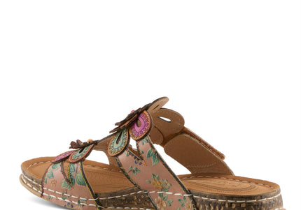 L'ARTISTE BEAUDIE WOMEN SANDALS - Tan Multi