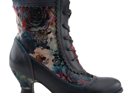 L`ARTISTE BEWITCH-PRIT WOMEN BOOTS - Navy Multi