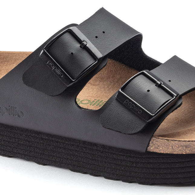 BIRKENSTOCK ARIZONA PLATFORM VEGAN BIRKO-FLOR UNISEX SANDALS
