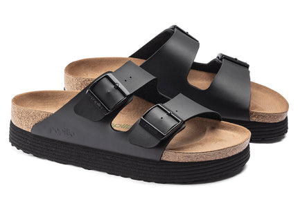 BIRKENSTOCK ARIZONA PLATFORM VEGAN BIRKO-FLOR UNISEX SANDALS