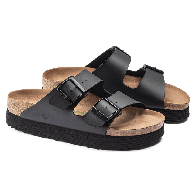 BIRKENSTOCK ARIZONA PLATFORM VEGAN BIRKO-FLOR UNISEX SANDALS