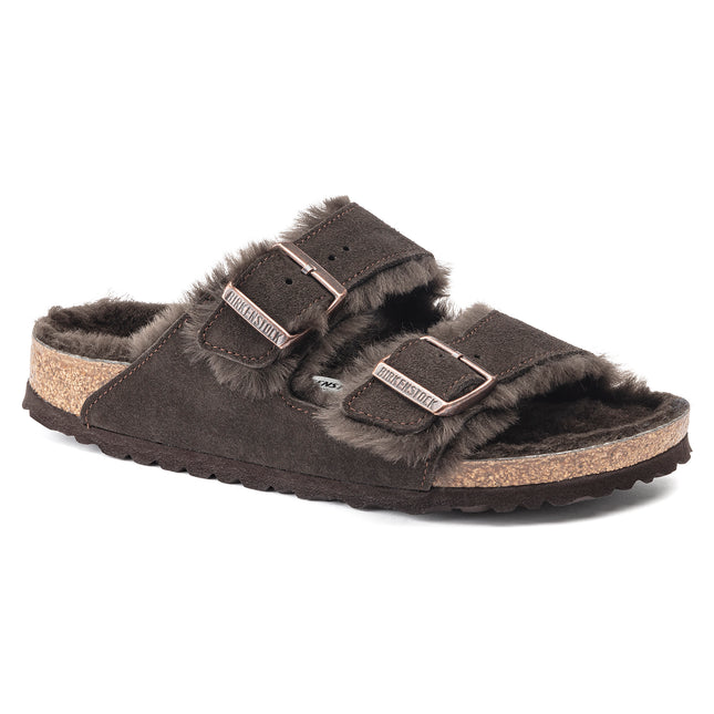 BIRKENSTOCK ARIZONA SHEARLINGSUEDE LEATHER UNISEX SANDALS