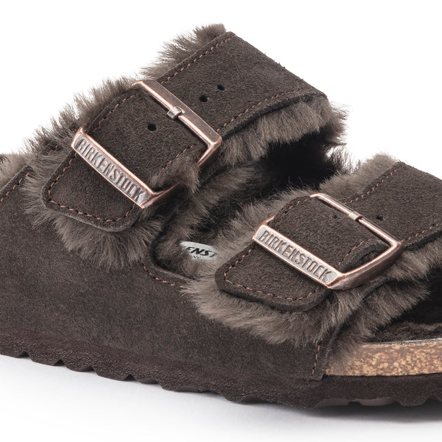 BIRKENSTOCK ARIZONA SHEARLINGSUEDE LEATHER UNISEX SANDALS