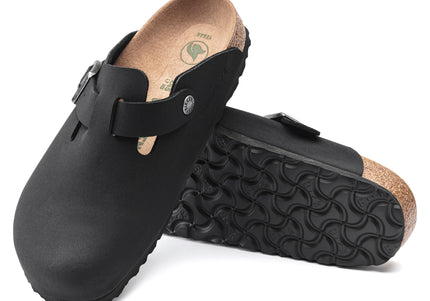 BIRKENSTOCK BOSTON VEGAN BIRKIBUC UNISEX CLOGS