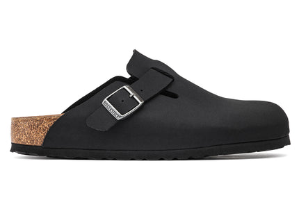 BIRKENSTOCK BOSTON VEGAN BIRKIBUC UNISEX CLOGS