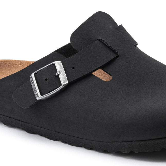 BIRKENSTOCK BOSTON VEGAN BIRKIBUC UNISEX CLOGS