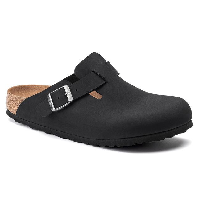 BIRKENSTOCK BOSTON VEGAN BIRKIBUC UNISEX CLOGS