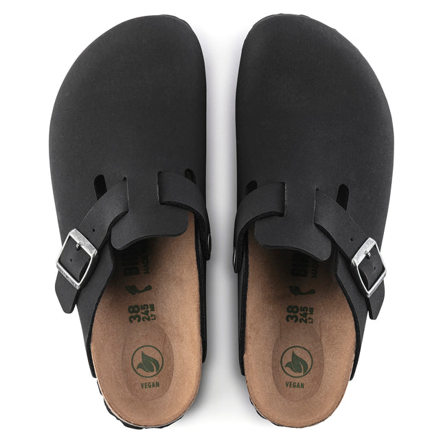 BIRKENSTOCK BOSTON VEGAN BIRKIBUC UNISEX CLOGS
