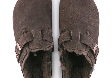 BIRKENSTOCK Boston Shearling Suede Leather NYCK - New York City Kicks