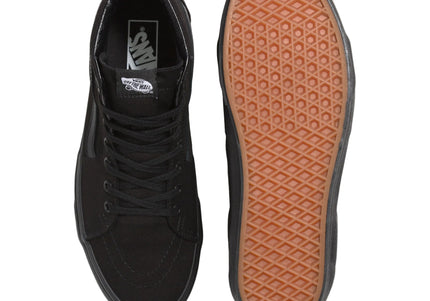 VANS U SK8-HI UNISEX SNEAKERS - Black / Black