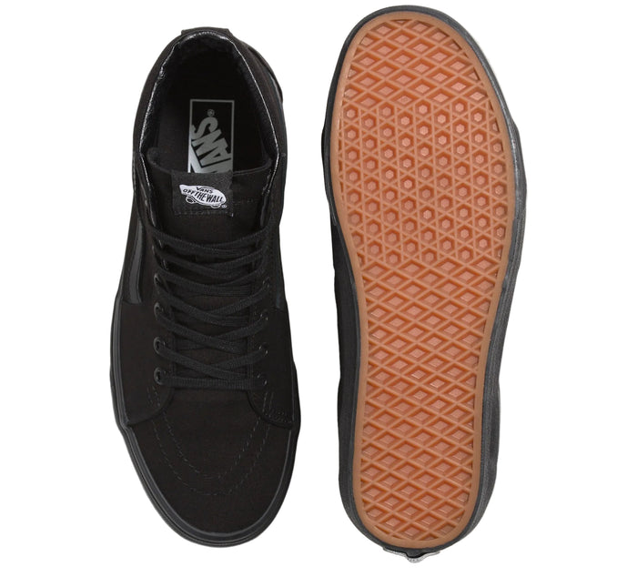 VANS U SK8-HI UNISEX SNEAKERS - Black / Black