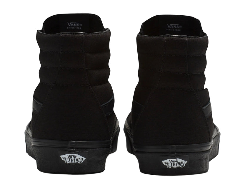VANS U SK8-HI UNISEX SNEAKERS - Black / Black