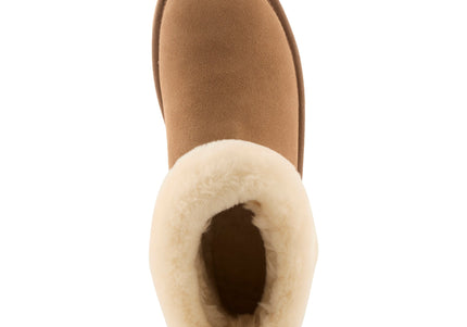 L`ARTISTE BRANDAI-CURLI SHEARLING WOMEN BOOTS - Beige Multi Suede