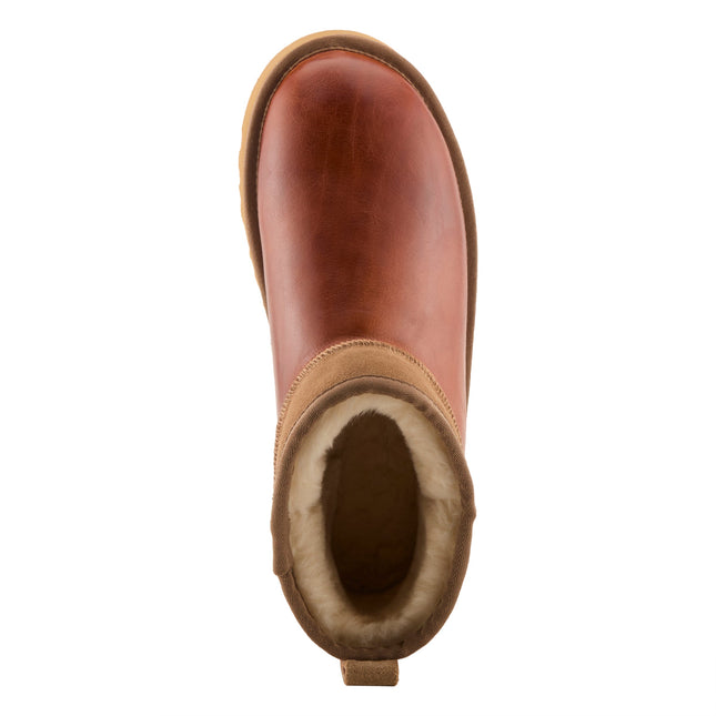 L`ARTISTE BRANDAI-GLOSS SHEARLING WOMEN BOOTS - Brown Multi