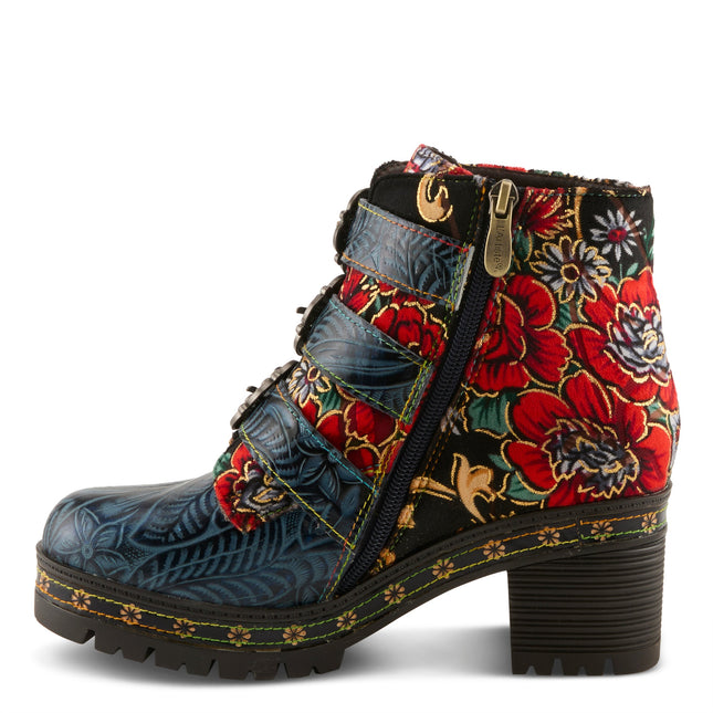 L'ARTISTE BRAZZA WOMEN BOOTS  - Navy Multi