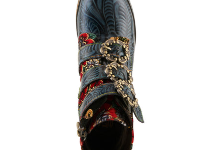L'ARTISTE BRAZZA WOMEN BOOTS  - Navy Multi
