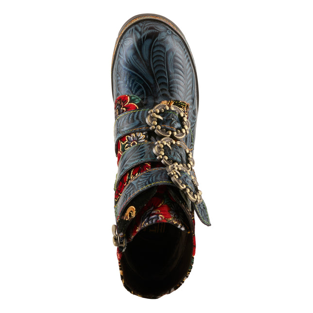 L'ARTISTE BRAZZA WOMEN BOOTS  - Navy Multi