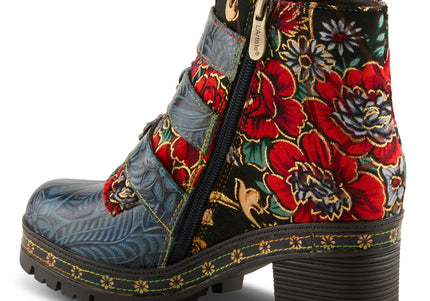L'ARTISTE BRAZZA WOMEN BOOTS  - Navy Multi