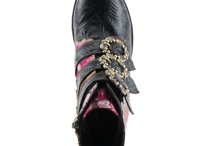 L'ARTISTE BRAZZA WOMEN BOOTS  - Black Multi