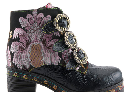 L'ARTISTE BRAZZA WOMEN BOOTS  - Black Multi