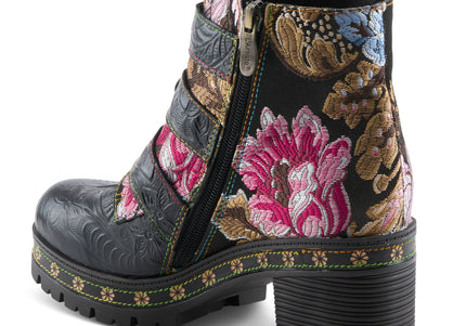 L'ARTISTE BRAZZA WOMEN BOOTS  - Black Multi