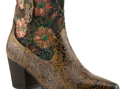 L'ARTISTE BRYDIE WOMEN BOOTS  - Olive Multi