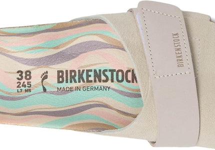 BIRKENSTOCK OITA NUBUCK-SUEDE LEATHER Women Sandals Antique White N