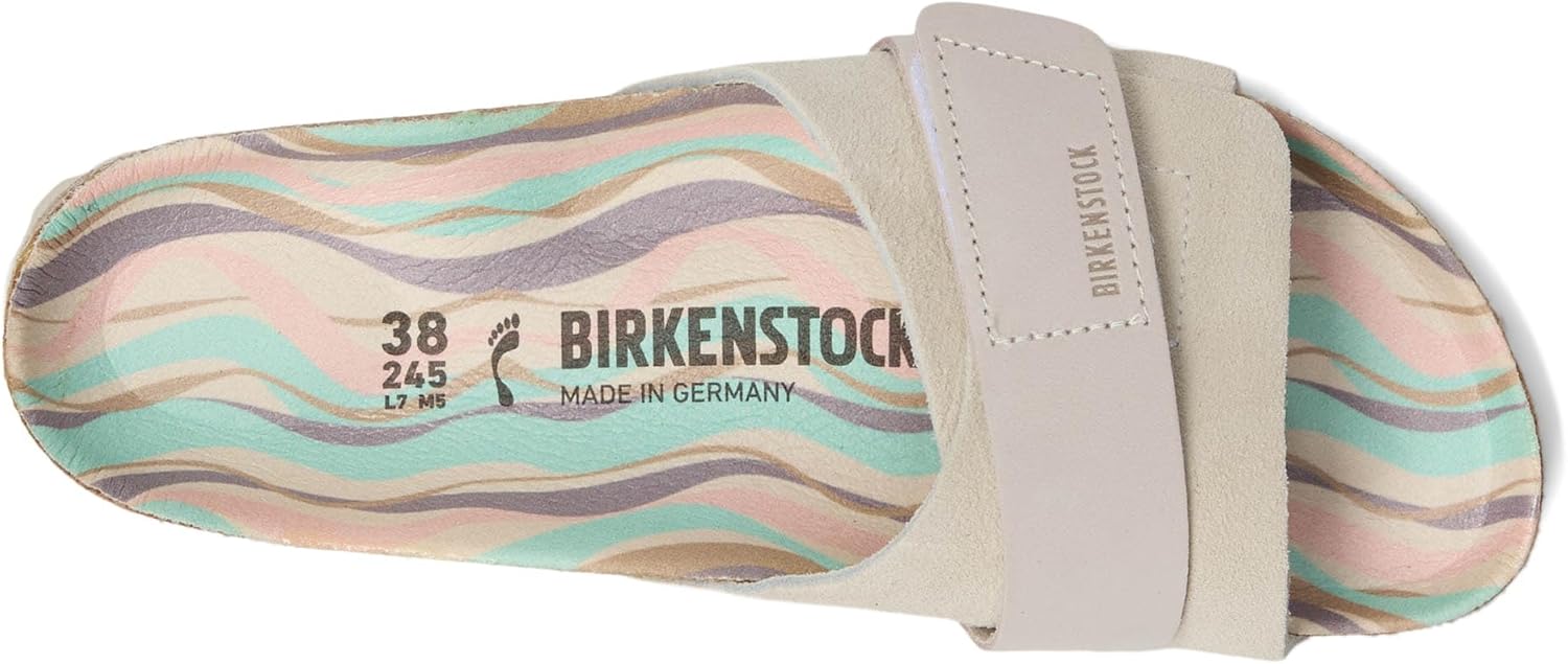 BIRKENSTOCK OITA NUBUCK-SUEDE LEATHER Women Sandals Antique White N