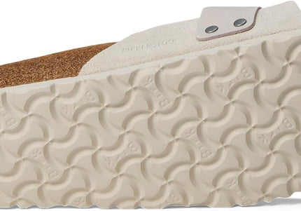 BIRKENSTOCK OITA NUBUCK-SUEDE LEATHER Women Sandals Antique White N