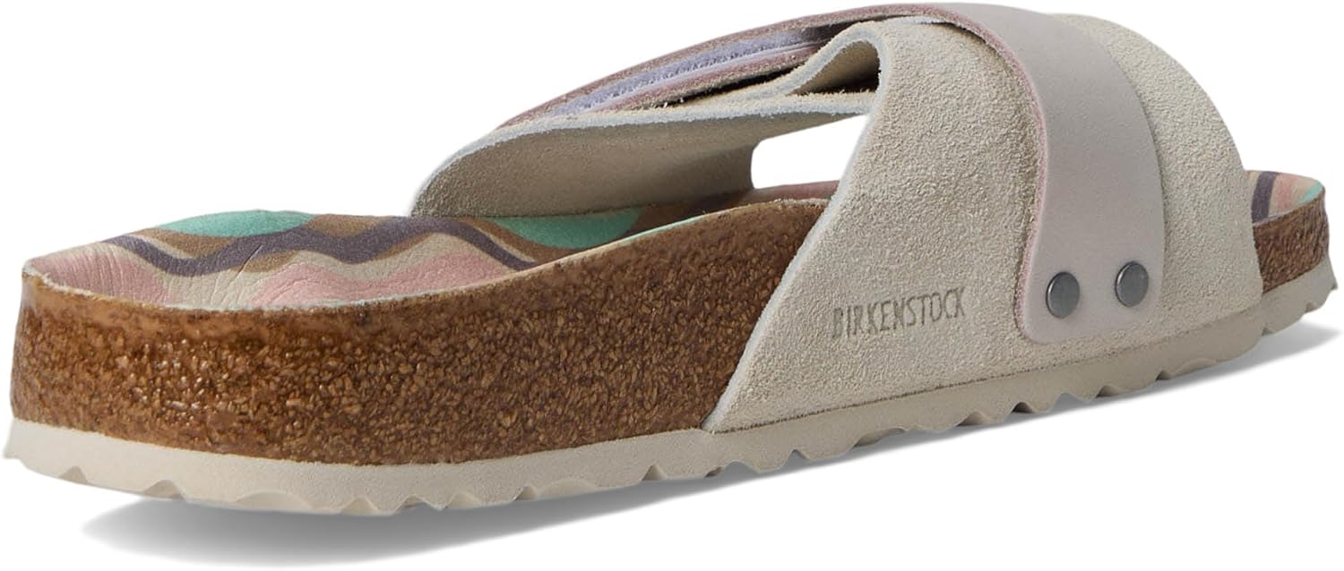 BIRKENSTOCK OITA NUBUCK-SUEDE LEATHER Women Sandals Antique White N