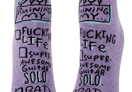 Blue Q Bad Mood Ankle Socks NYCK - New York City Kicks