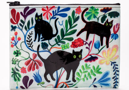 Blue Q Here Kitty Zipper Pouch NYCK - New York City Kicks