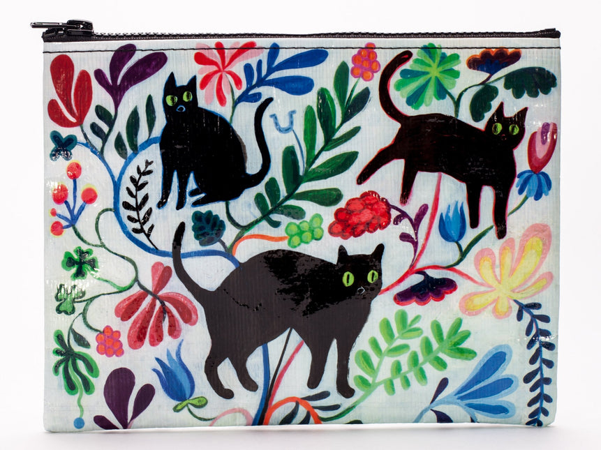 Blue Q Here Kitty Zipper Pouch NYCK - New York City Kicks