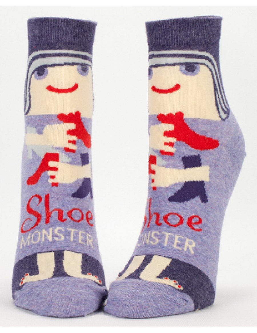 Blue Q Shoe Monster Ankle Socks NYCK - New York City Kicks