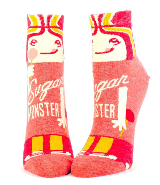 Blue Q Sugar Monster Ankle Socks NYCK - New York City Kicks